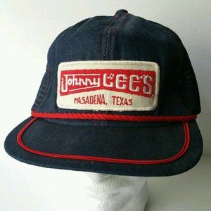 Vintage Denim hat Urban Cowboy Gilleys Johnny Lees